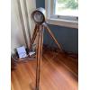 Image 2 : Antique Brass Sea Shore Spot Light On original extending tripod 