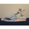 Image 1 : LLADRO 1984 Dolores Dahlia Maiden Porcelain Figure - 11W, 5D, 6T 