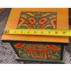 Image 2 : Artist Wooden Box with Decorative Plate, Sock Hangers, Horse Shoe Hook, Wooden Turtle