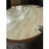 Image 5 : Gorgeous Made in Mexico Glass, Metal and Marble Coffee Table - 48W, 32D, 17T 