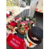 Image 3 :  collection of Christmas decorations, and a Christmas wreath gingerbread welcome, sign snowman and 2