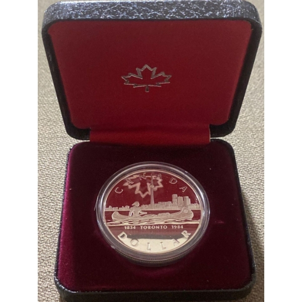  1984 Proof Silver Dollar 50% Silver 23.3 Grams