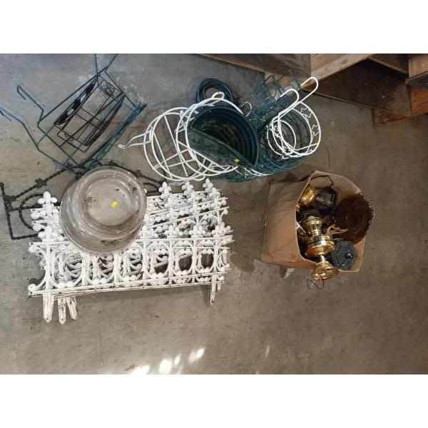 Garden Supplies, Solar Lights, Brass Items and More! 