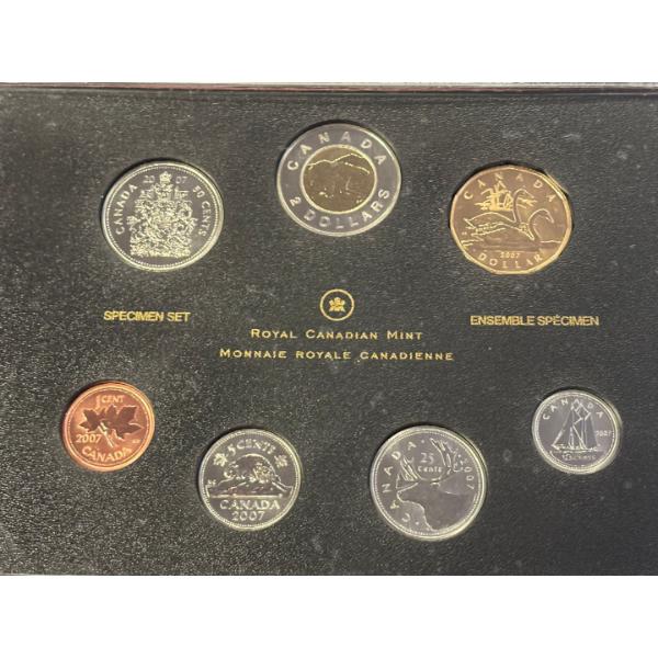 2007 Specimen Set: Trumpeter Swan Royal Canadian Mint 