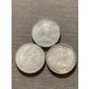 Image 5 : Three Canadian Voyageur Dollars 23.33 g Silver (.800)