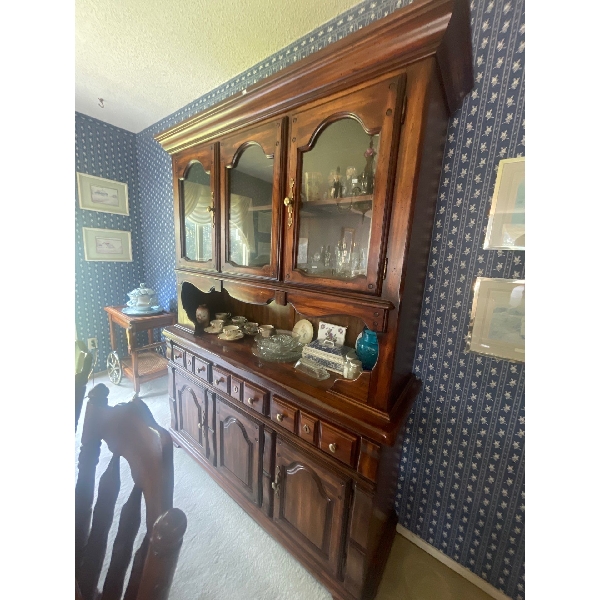 Fir China Cabinet 59L x 16D x 78T