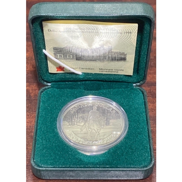 1998 RCMP Proof Coin 92.5% Silver 25.175 Grams
