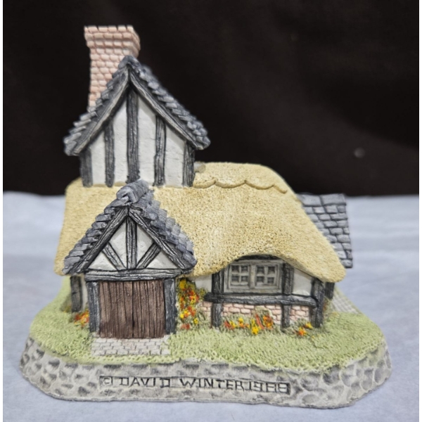 Hand Carving 'The Cartwrights Cottage' By David Winter Cottages 