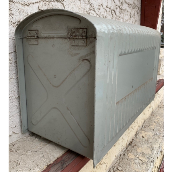 Vintage Metal Mailbox 