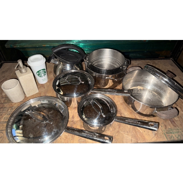 Assorted Stainless Steel Cookware Set