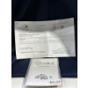 Image 3 : 2ct Round Blue Moissanite with 40 Cubic Zirconium Chips Set in Sterling Silver Earrings