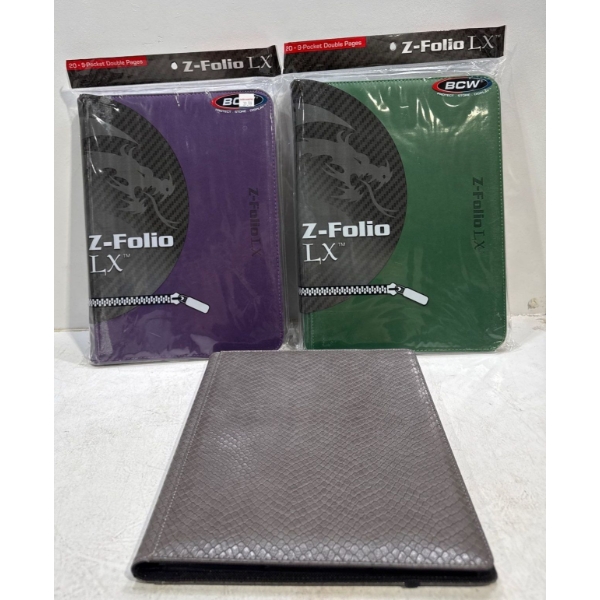 2 Z-Folio Binders and an Extra
