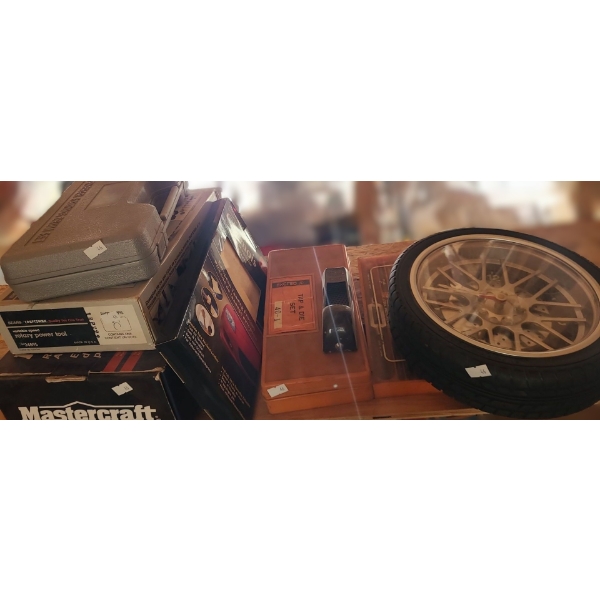 Mastercraft Rotary Tool Accessory Kit, Craftsman Rotary Tool, Tire Garage Clock and More!