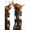 Image 3 : Adu Zatua Ancestor Figures From Nias Island, Indonesia 19''&18''INCHES HEIGHT 