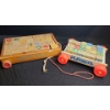 Vintage Whimsey and Playskool Letter Blocks w/ Wagons 
