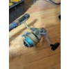 Image 7 : Fisherman's Must Haves -  Fat Tackle Box Loaded w/ Vintage Fishing Rod Hunting Knife & More