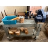 Image 1 : 37" Wood Lathe Made By MasterCraft Includes All Attachments & Chisels 