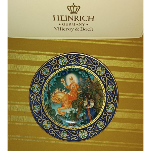 Heinrich Germany  Villeroy & Bach Collectible Plates (3) See Photographs