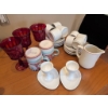 Image 3 : Tableware Set: Goblets, Fine Mugs, Cups, Saucers, and Egg Holders