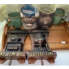 Image 2 : Caffeine Addict Essentials - Stoneware Coffee Mugs, Vintage Kettle, and More! 