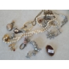 Assorted Fashion Jewelry Including Faux Cameo and Pins 