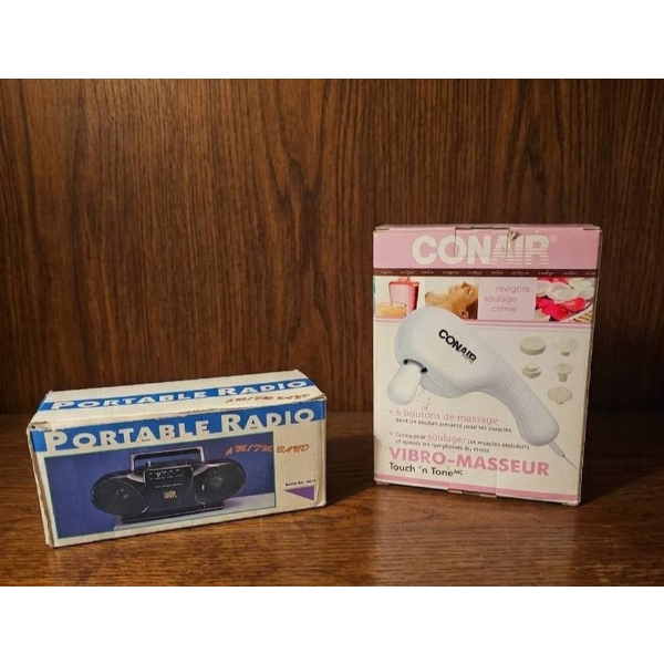 Conair Vibro-Masseur Touch 'n Tone Handheld Massager with Attachments