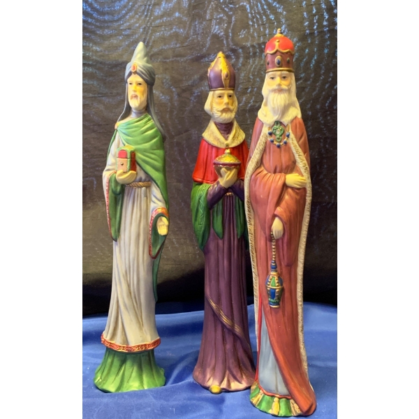 Christmas Treasures Porcelain Wise Men Collection 11T