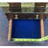 Image 5 : Wood Jewellery Chest with Brass Hardware and Mirror