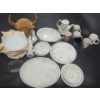 Image 1 : Royal Doulton "Fresh Flowers" Set (See All Pictures), Straw Bull's Head 12 X 14 and More!