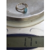 Image 2 : Ring w/ Light Blue Stone 1.7 gram Stamped .925 Ring (Total Weight)