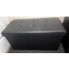 Image 6 : Masculine Contemporary Home Decor Collection - Storage Ottomans Full Length Mirror Wicker Vase & mo 
