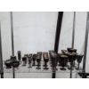 Image 1 : Large Brass and Silver Plated Tableware and Goblet Collection