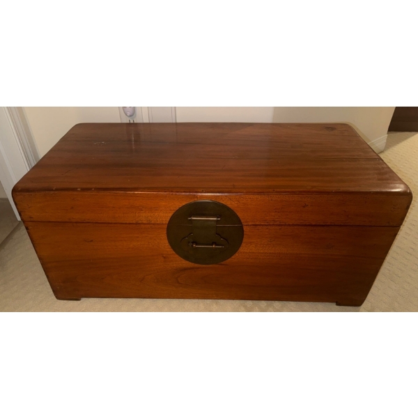 Chinese Camphor Wood Blanket Chest 36x21x24