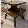Image 1 : Vintage Walnut End Table 20x24 2 Tiers