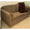 Image 2 : Grrudaus Furniture - Chocolate Brown Cordoroy 2 Seater Sofa/ Hide A Bed 54x22x29
