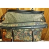 Image 2 : Two Large Floral Carry-On Bags w/ Framed Embroidery Textile