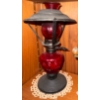 Image 3 : Victorian Kerosene Oil Lamp w/ Salt & Pepper Churns & Dairy Container 5"Tall