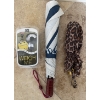 Image 3 : Brass Key Hanger & Keychains w/ food tents & Luggage Scale- Hornet Repellant too