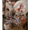 Image 8 : Decor in Cabinet: Music Box Raincoats 7 T, Crane 8 T, Figure in Orange Hat 9.5 and More!