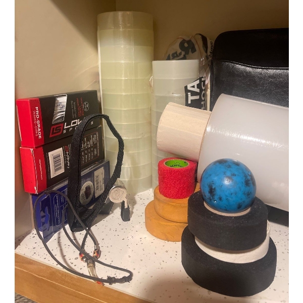 Hockey/Skating Essentials- Tape, Whistle, Laces, & More