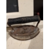 Image 6 : Antique Black Board with Assorted Irons and Trivet
