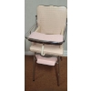 Image 1 : Vintage Decorative Pink High Chair 17 W, 18 D, 38 T 
