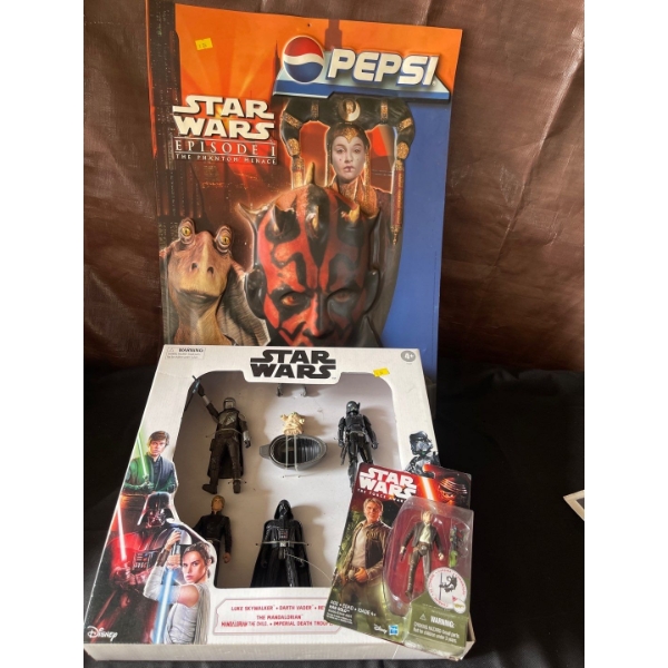 Star Wars Collectible Merchandise in Box