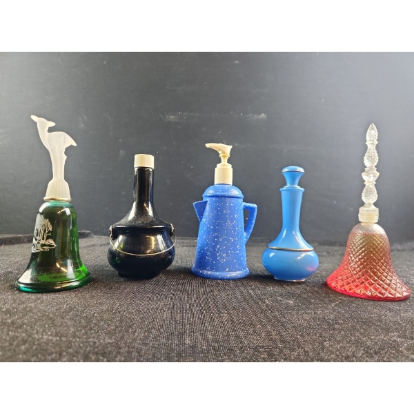 Vintage Avon Cologne Bottles - 3 are Filled