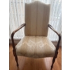 Image 1 : Queen Anne Style Vintage Upholstered Arm Chair 27x32x33