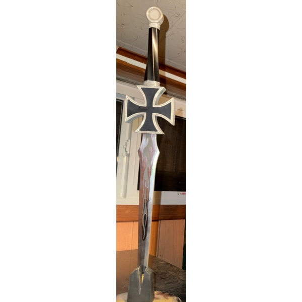 Medieval Knights Dagger Crusader Sword  19"tall