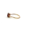 Image 2 : 10KY Rhodolite Garnet(1.40CT) & Diamond (2=0.03CTW HI/SI2-I) Ring SZ 7.5, 1.40grams