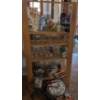 Image 2 : White Cabinet (23W, 16D, 72T) w/ Wooden Shelf, Contents NOT Included 