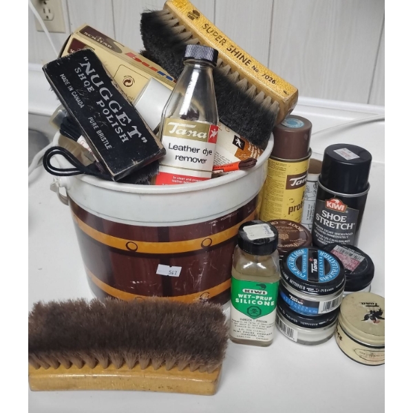 Shoe Maitenence Power Pack - Shine Wax Weather Seal & More