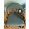 Image 5 : Set of 5 Green Chairs Width 20" Depth 22" Hight 32"
